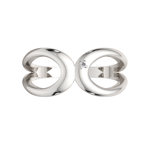 Кольцо из серебра с бриллиантом 02D0032.ZZ фото 3