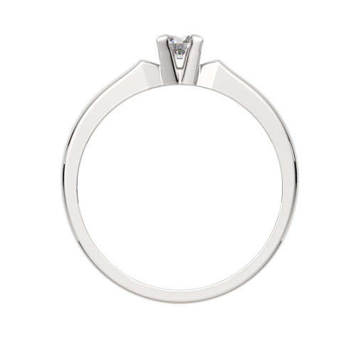 Кольцо помолвочное из белого золота с бриллиантом 2D00314.14K.W фото 4
