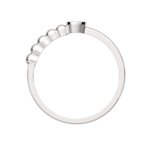 Кольцо из серебра с фианитом 0210898.ZZ фото 4