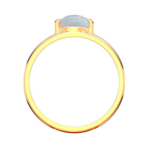 Кольцо из розового золота с опалом 210624.9K.R фото 3
