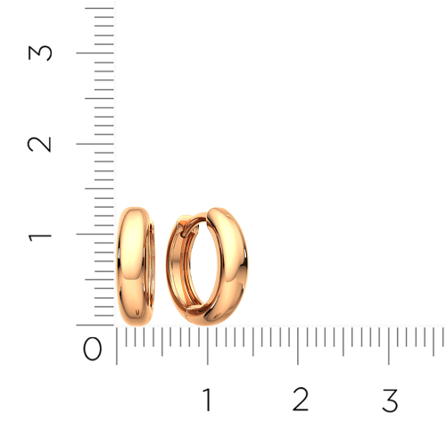 Серьги из розового золота 300179.14K.R фото 3