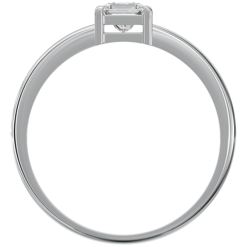 Кольцо из серебра с фианитом 0210275 фото 3