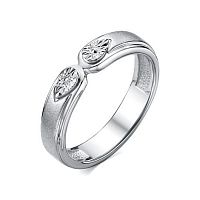 Кольцо из серебра с бриллиантом 01-3711/000Б-00