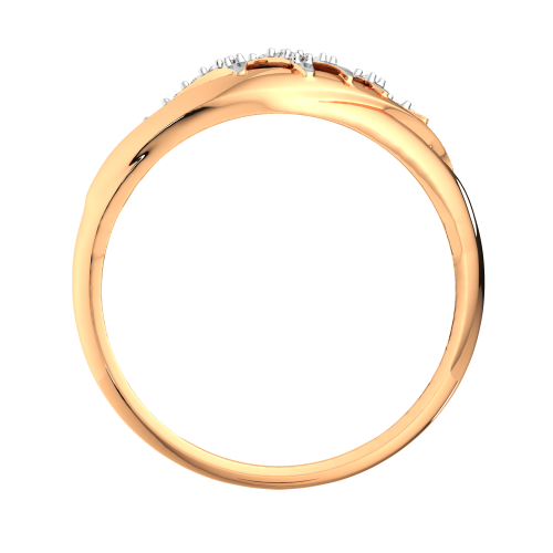 Кольцо из розового золота с фианитом 2101029.14K.R.ZZ фото 4
