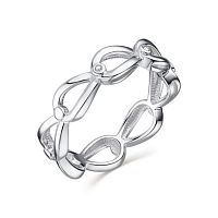 Кольцо из серебра с бриллиантом 01-2189/000Б-00
