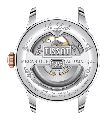Часы наручные Tissot LE LOCLE POWERMATIC 80 OPEN HEART T006.407.22.033.02 фото 4