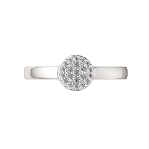 Кольцо из серебра с фианитом 02101029 фото 3
