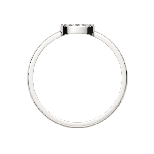 Кольцо из серебра с фианитом 02101029 фото 4